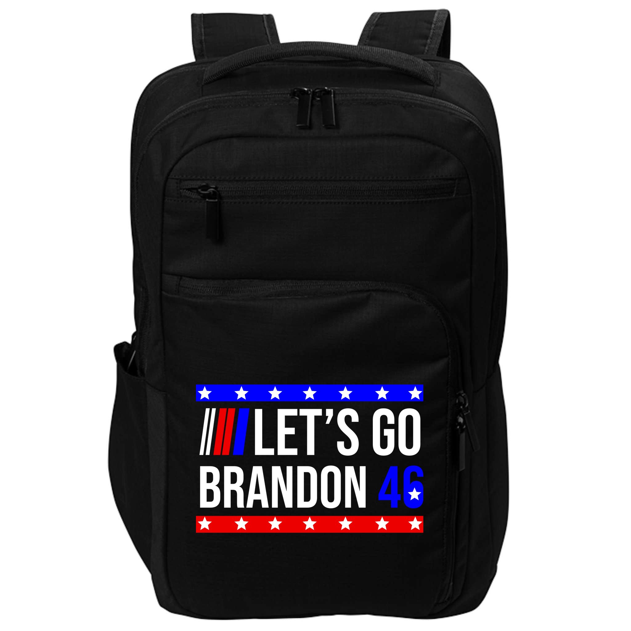 Let's Go Brandon 46 Conservative Anti Liberal Impact Tech Backpack