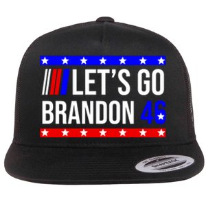 Let's Go Brandon 46 Conservative Anti Liberal Flat Bill Trucker Hat