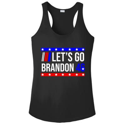 Let's Go Brandon 46 Conservative Anti Liberal Ladies PosiCharge Competitor Racerback Tank