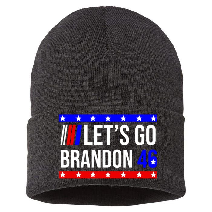 Let's Go Brandon 46 Conservative Anti Liberal Sustainable Knit Beanie