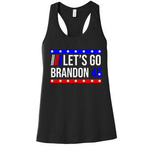 Let's Go Brandon 46 Conservative Anti Liberal Women's Racerback Tank