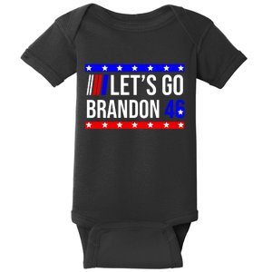 Let's Go Brandon 46 Conservative Anti Liberal Baby Bodysuit