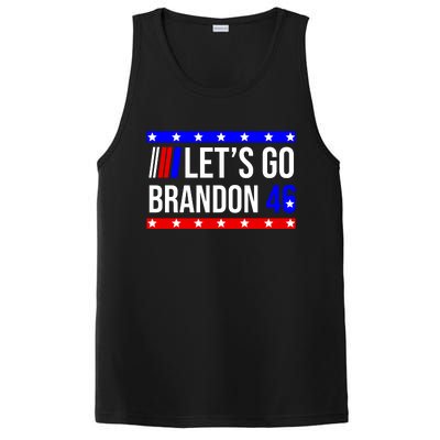 Let's Go Brandon 46 Conservative Anti Liberal PosiCharge Competitor Tank