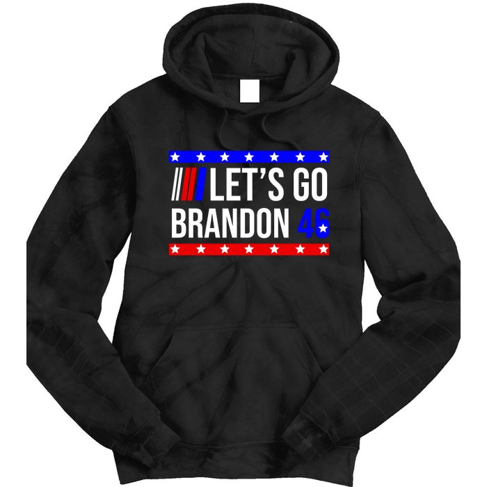 Let's Go Brandon 46 Conservative Anti Liberal Tie Dye Hoodie