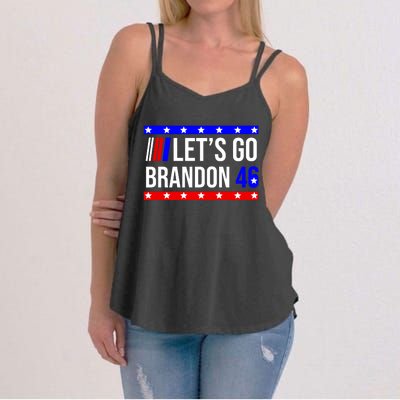 Let's Go Brandon 46 Conservative Anti Liberal Women's Strappy Tank