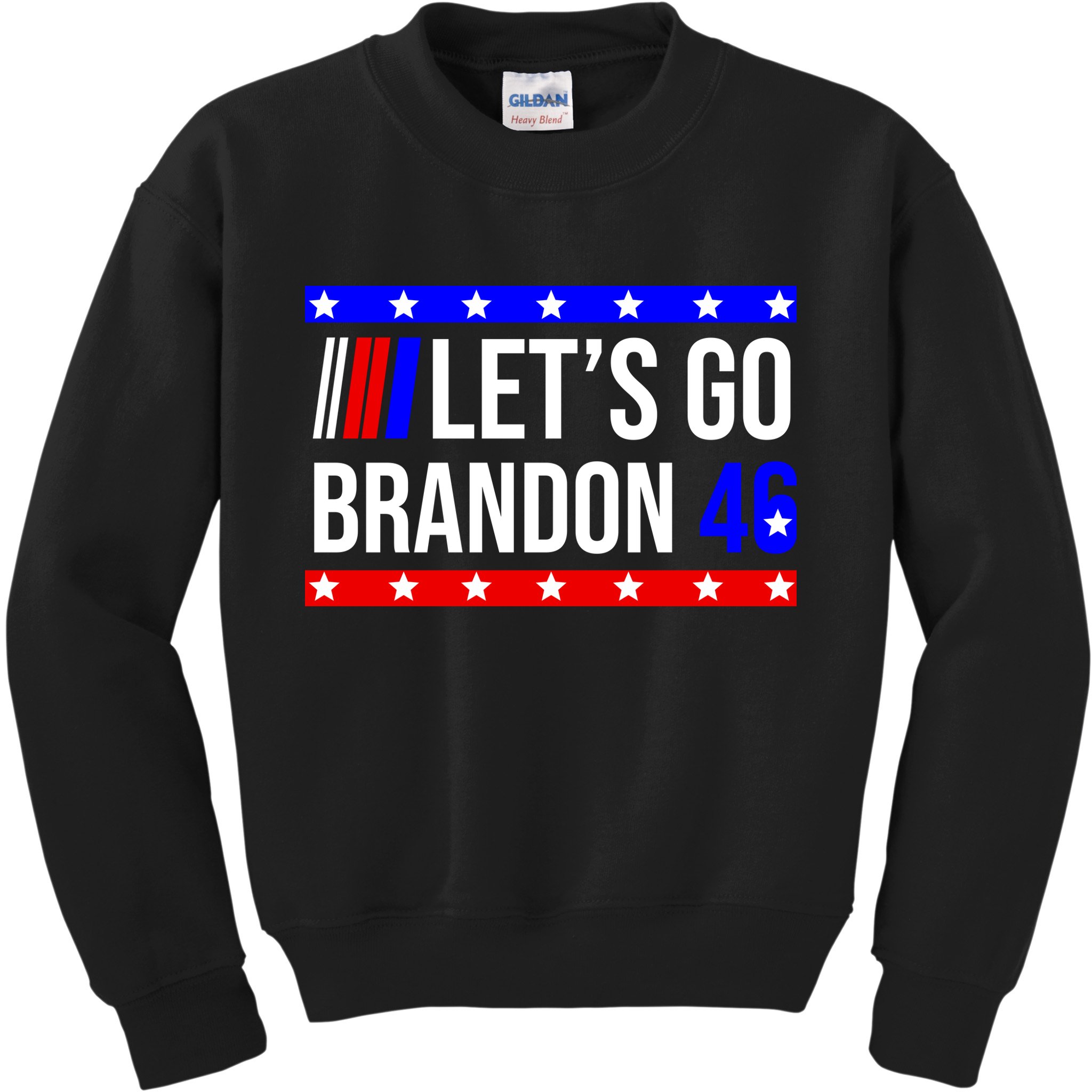 Let's Go Brandon 46 Conservative Anti Liberal Kids Sweatshirt