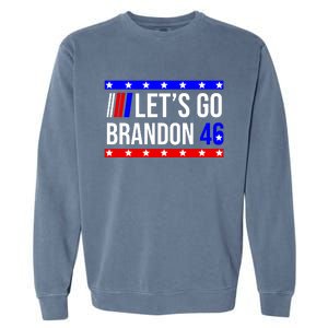 Let's Go Brandon 46 Conservative Anti Liberal Garment-Dyed Sweatshirt