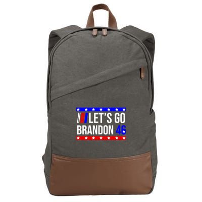 Let's Go Brandon 46 Conservative Anti Liberal Cotton Canvas Backpack