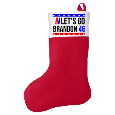 Let's Go Brandon 46 Conservative Anti Liberal Felt Holiday Christmas Stocking