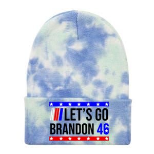 Let's Go Brandon 46 Conservative Anti Liberal Tie Dye 12in Knit Beanie