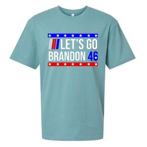 Let's Go Brandon 46 Conservative Anti Liberal Sueded Cloud Jersey T-Shirt