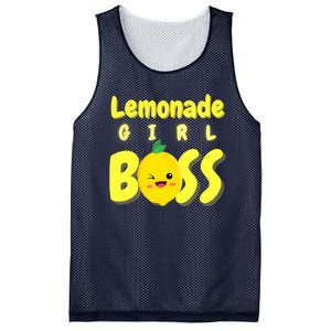 Lemonade Girl Boss Lemonade Stand Boss Lemonade Lover Crew Mesh Reversible Basketball Jersey Tank