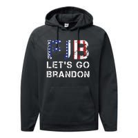 Let's Go Brandon Essential FJB Performance Fleece Hoodie