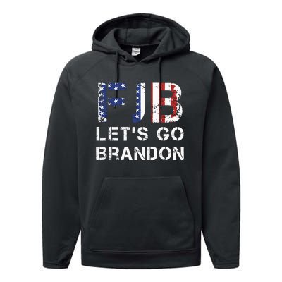 Let's Go Brandon Essential FJB Performance Fleece Hoodie