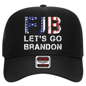 Let's Go Brandon Essential FJB High Crown Mesh Back Trucker Hat