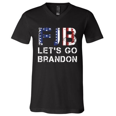 Let's Go Brandon Essential FJB V-Neck T-Shirt