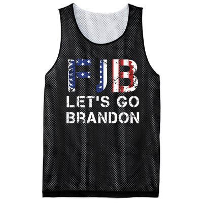 Let's Go Brandon Essential FJB Mesh Reversible Basketball Jersey Tank