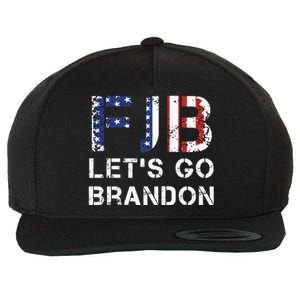 Let's Go Brandon Essential FJB Wool Snapback Cap