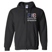 Let's Go Brandon Essential FJB Full Zip Hoodie