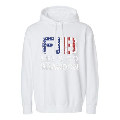 Let's Go Brandon Essential FJB Garment-Dyed Fleece Hoodie