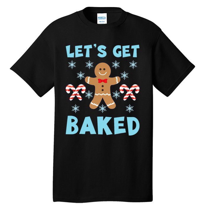 Lets Get Baked Ugly Christmas Sweaters Tall T-Shirt