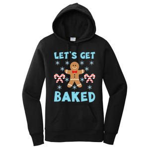 Lets Get Baked Ugly Christmas Sweaters Women's Pullover Hoodie