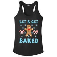 Lets Get Baked Ugly Christmas Sweaters Ladies PosiCharge Competitor Racerback Tank