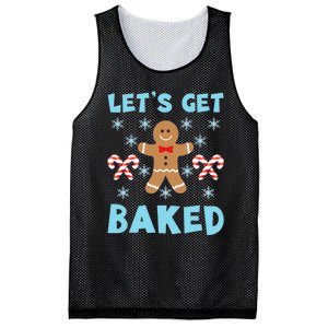 Lets Get Baked Ugly Christmas Sweaters Mesh Reversible Basketball Jersey Tank