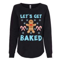 Lets Get Baked Ugly Christmas Sweaters Womens California Wash Sweatshirt