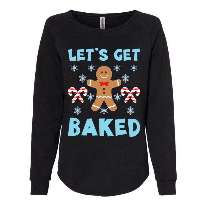 Lets Get Baked Ugly Christmas Sweaters Womens California Wash Sweatshirt