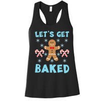 Lets Get Baked Ugly Christmas Sweaters Women's Racerback Tank