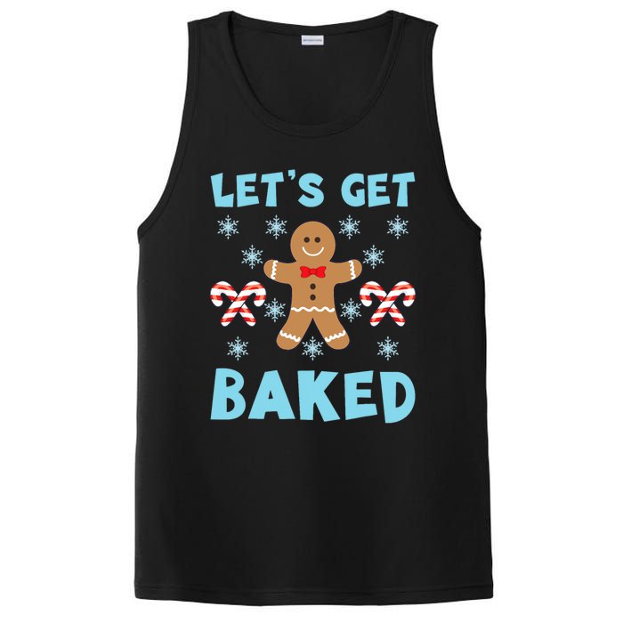 Lets Get Baked Ugly Christmas Sweaters PosiCharge Competitor Tank