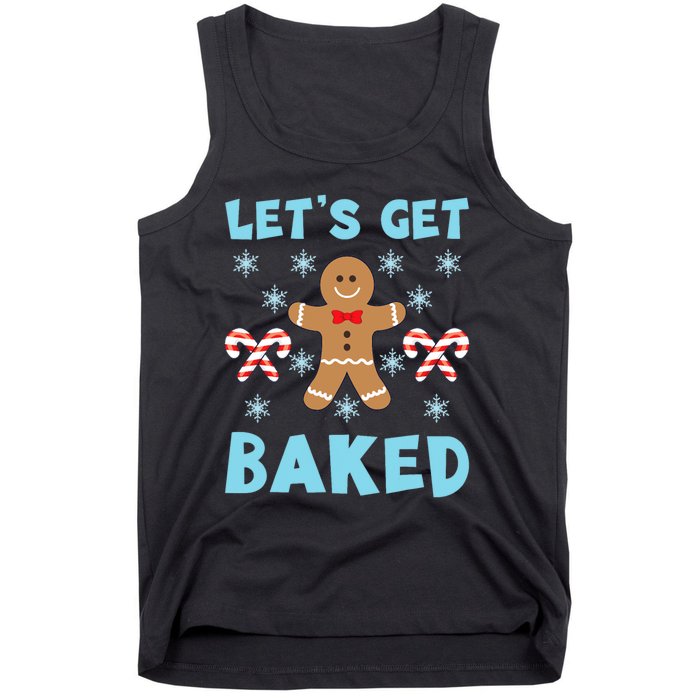 Lets Get Baked Ugly Christmas Sweaters Tank Top