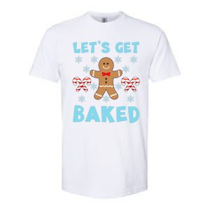 Lets Get Baked Ugly Christmas Sweaters Softstyle CVC T-Shirt