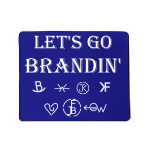 Lets Go Brandin Funny Ranching Farming Cattle Brands (C) Funny Gift Mousepad