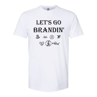 Lets Go Brandin Funny Ranching Farming Cattle Brands (C) Funny Gift Softstyle CVC T-Shirt