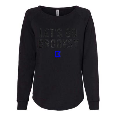 Lets Go Brooksy Womens California Wash Sweatshirt