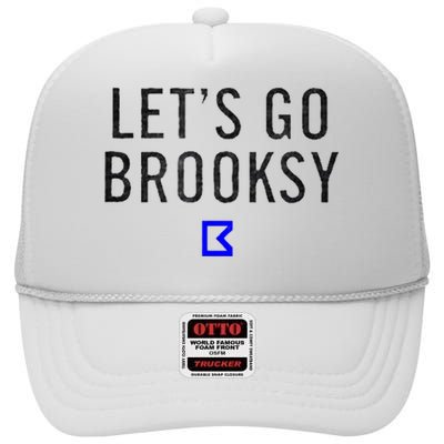 Lets Go Brooksy High Crown Mesh Back Trucker Hat