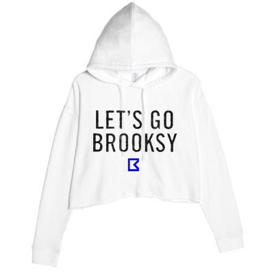 Lets Go Brooksy Crop Fleece Hoodie