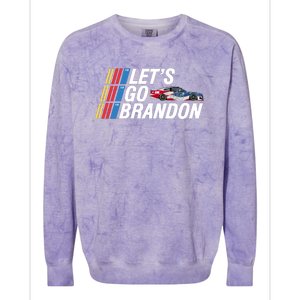 Let's Go Brandon Racing ORIGINAL Colorblast Crewneck Sweatshirt