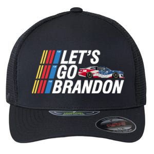 Let's Go Brandon Racing ORIGINAL Flexfit Unipanel Trucker Cap