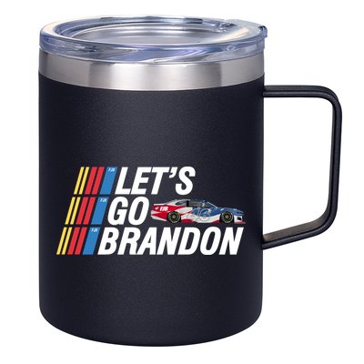 Let's Go Brandon Racing ORIGINAL 12oz Stainless Steel Coffee Mug