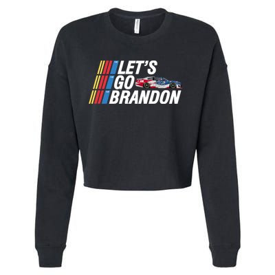 Let's Go Brandon Racing ORIGINAL Cropped Pullover Crew