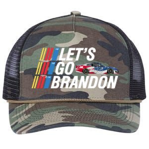 Let's Go Brandon Racing ORIGINAL Retro Rope Trucker Hat Cap