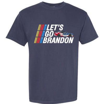 Let's Go Brandon Racing ORIGINAL Garment-Dyed Heavyweight T-Shirt