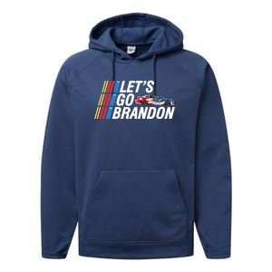 Let's Go Brandon Racing ORIGINAL Performance Fleece Hoodie