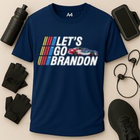 Let's Go Brandon Racing ORIGINAL Cooling Performance Crew T-Shirt