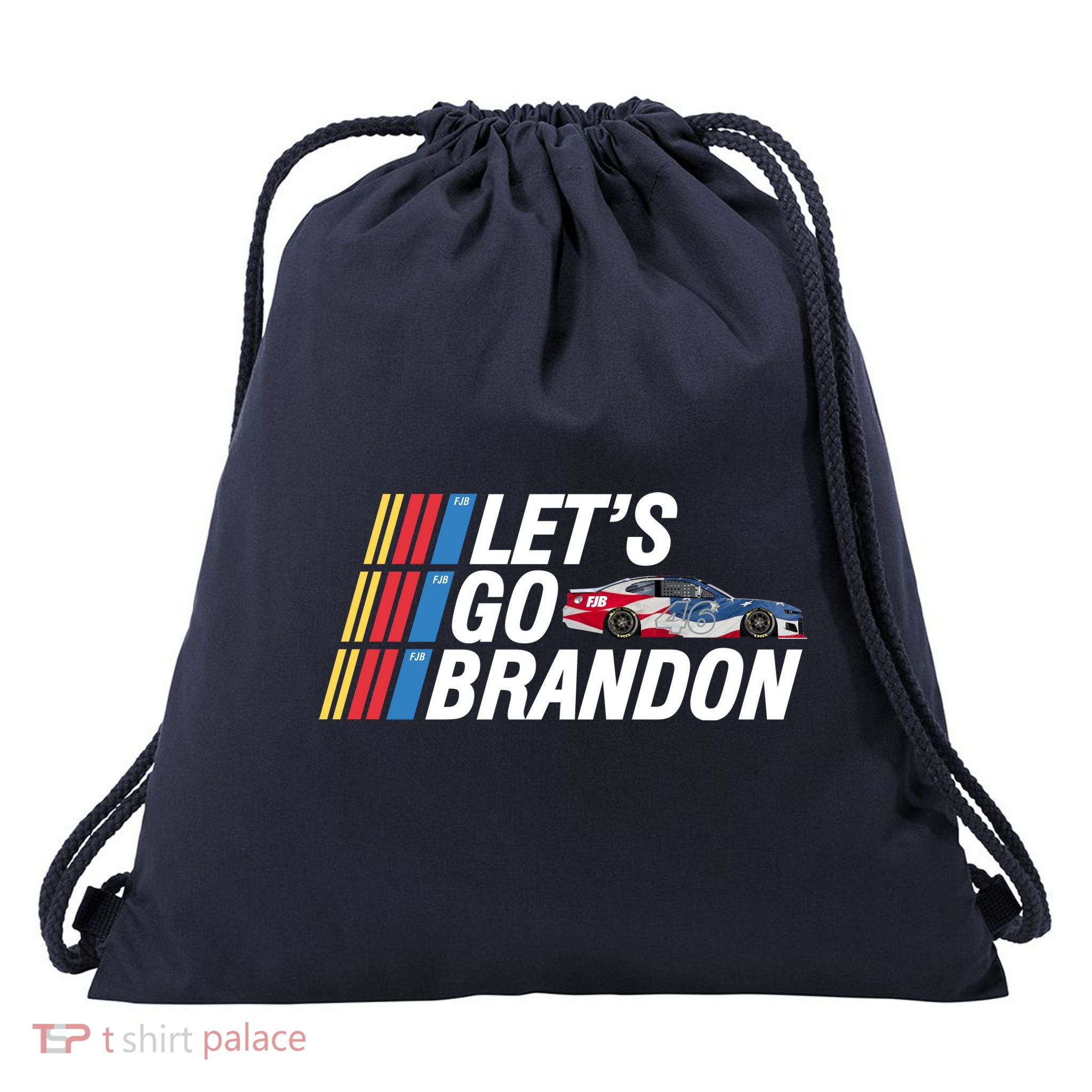 Let's Go Brandon Racing ORIGINAL Drawstring Bag