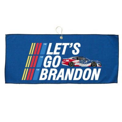 Let's Go Brandon Racing ORIGINAL Large Microfiber Waffle Golf Towel