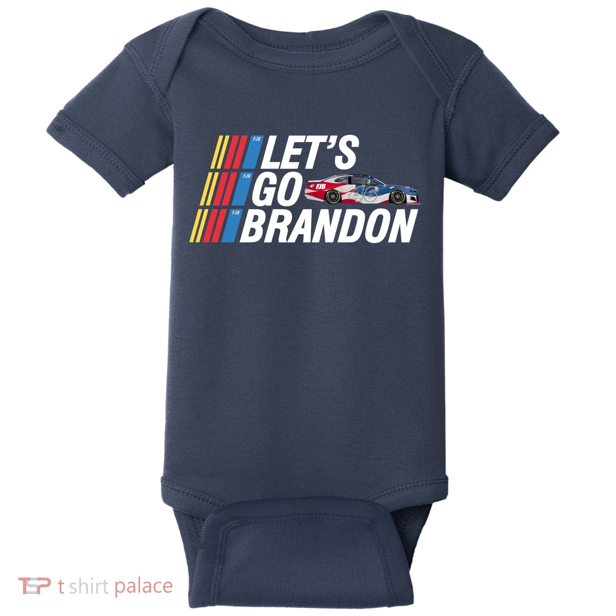 Let's Go Brandon Racing ORIGINAL Baby Bodysuit